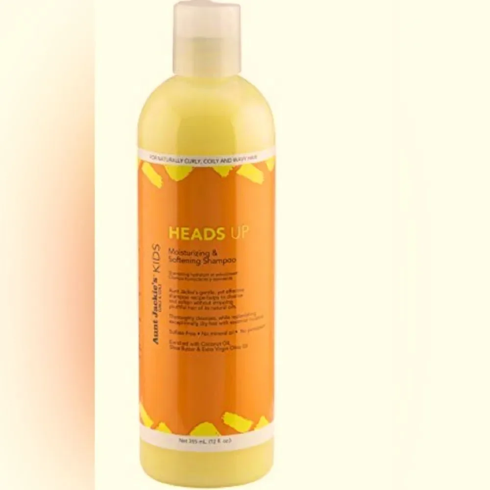 💥 Aunt Jackie's Kids Heads Up Moisturizing and Hair Softening Shampoo 12…🎁
